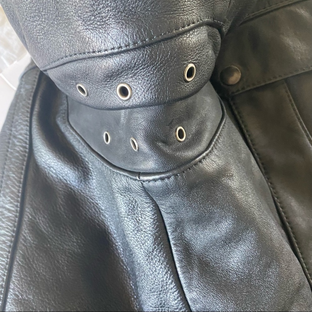 Harley Davidson leather moto jacket - Picture 9 of 10
